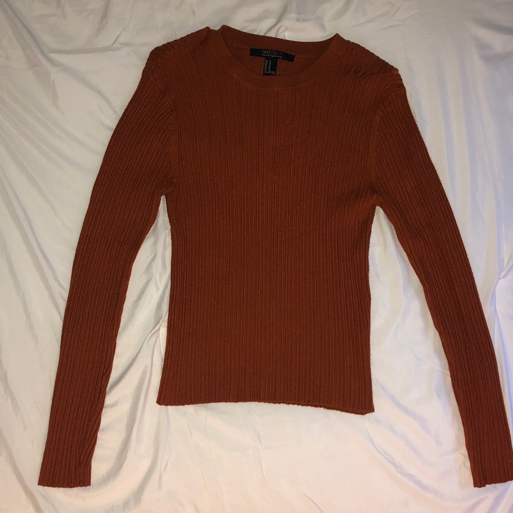 burnt orange long sleeve